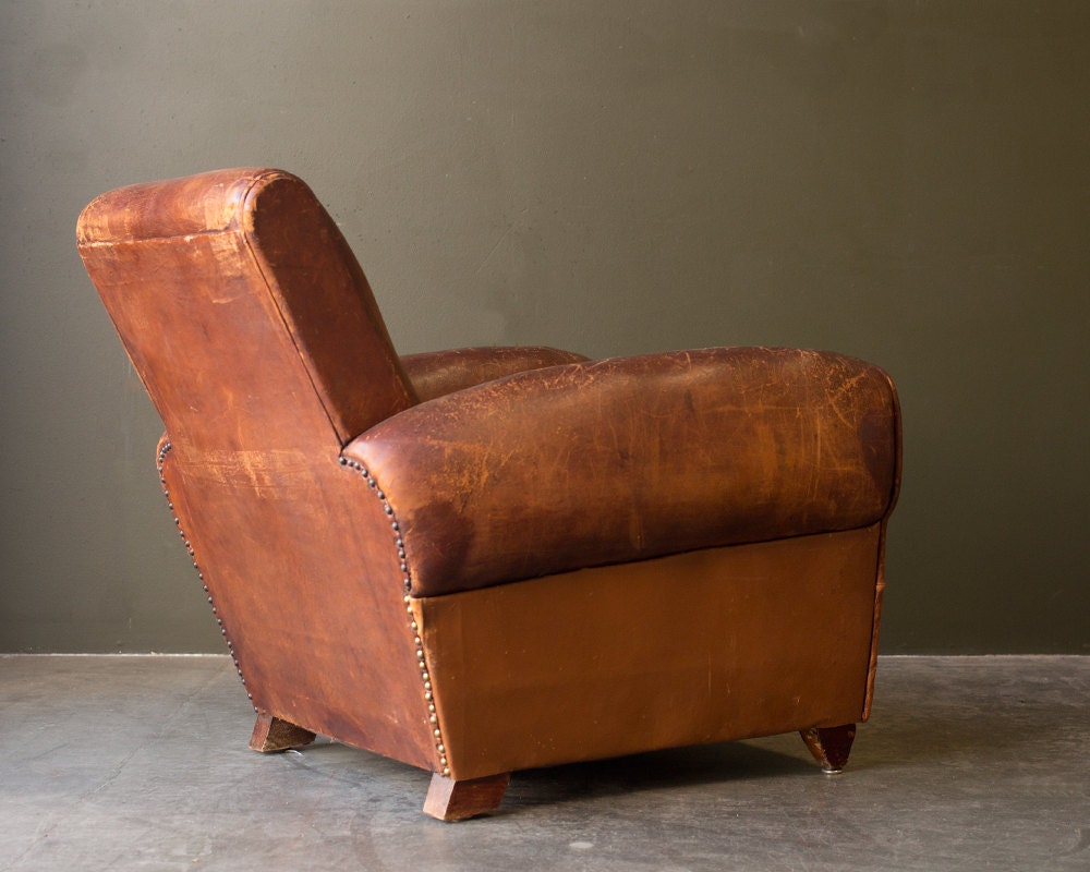 Vintage Leather Club Chair