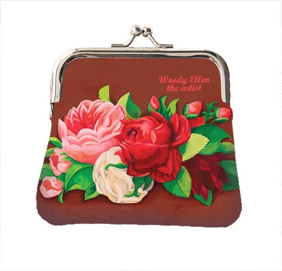 Coin purse,retro purse,Red Paris,christmas,gifts,gifts for her,gifts for mom,Woody Ellen handbag,christmas gifts,christmas gift ideas