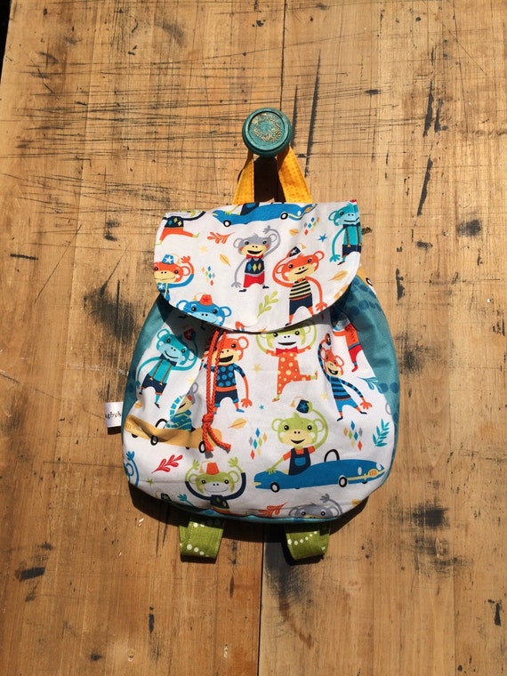 monkey plush backpack