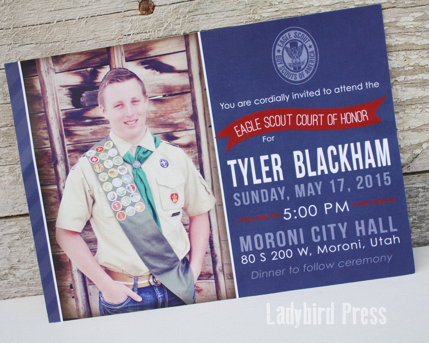 Boy Scout Court Of Honor Invitations 6