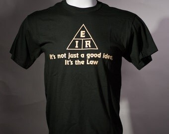 Ohm's Law Ham Radio or techie T shirt,It's Not Just a Good Idea, It's The Law amateur radio t shirt