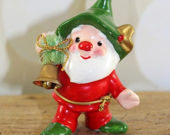 Items similar to Vintage 60s 70s Christmas Elf Ornament Retro mid ...