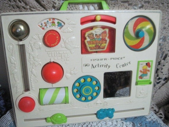 Fisher Price Crib Activity Center Vintage Fisher Price Baby Crib