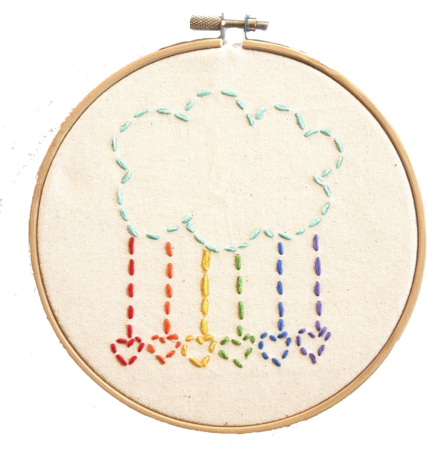 Easy embroidery kit for beginners sewing project little