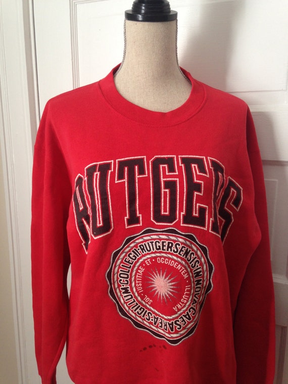 white rutgers sweatshirt