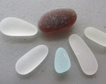 Beach Glass Supply GENUINE Vintage - Sea Glass Lot Pieces Jewelry Making Supply