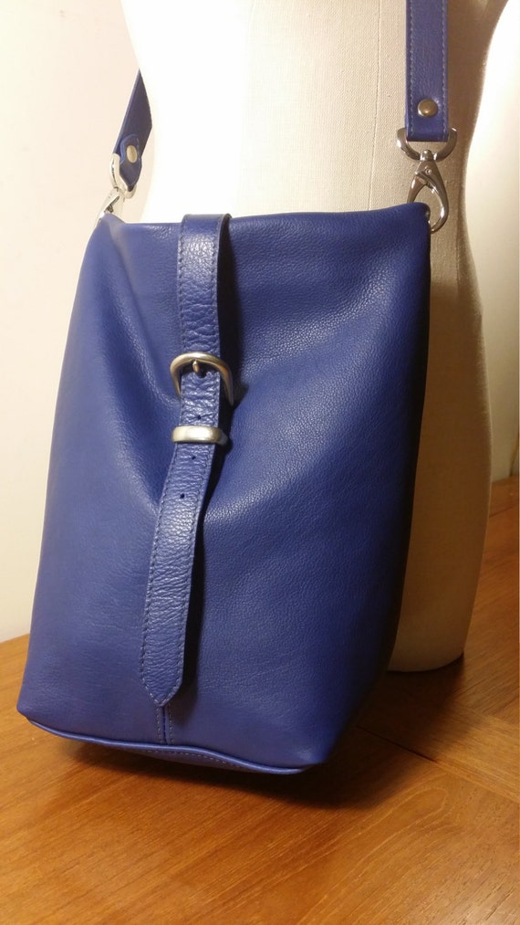 cobalt blue shoulder bag