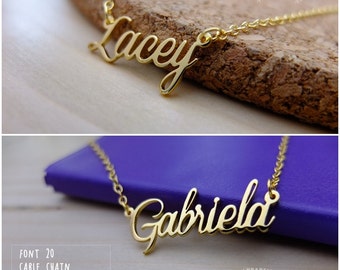 name necklace – Etsy
