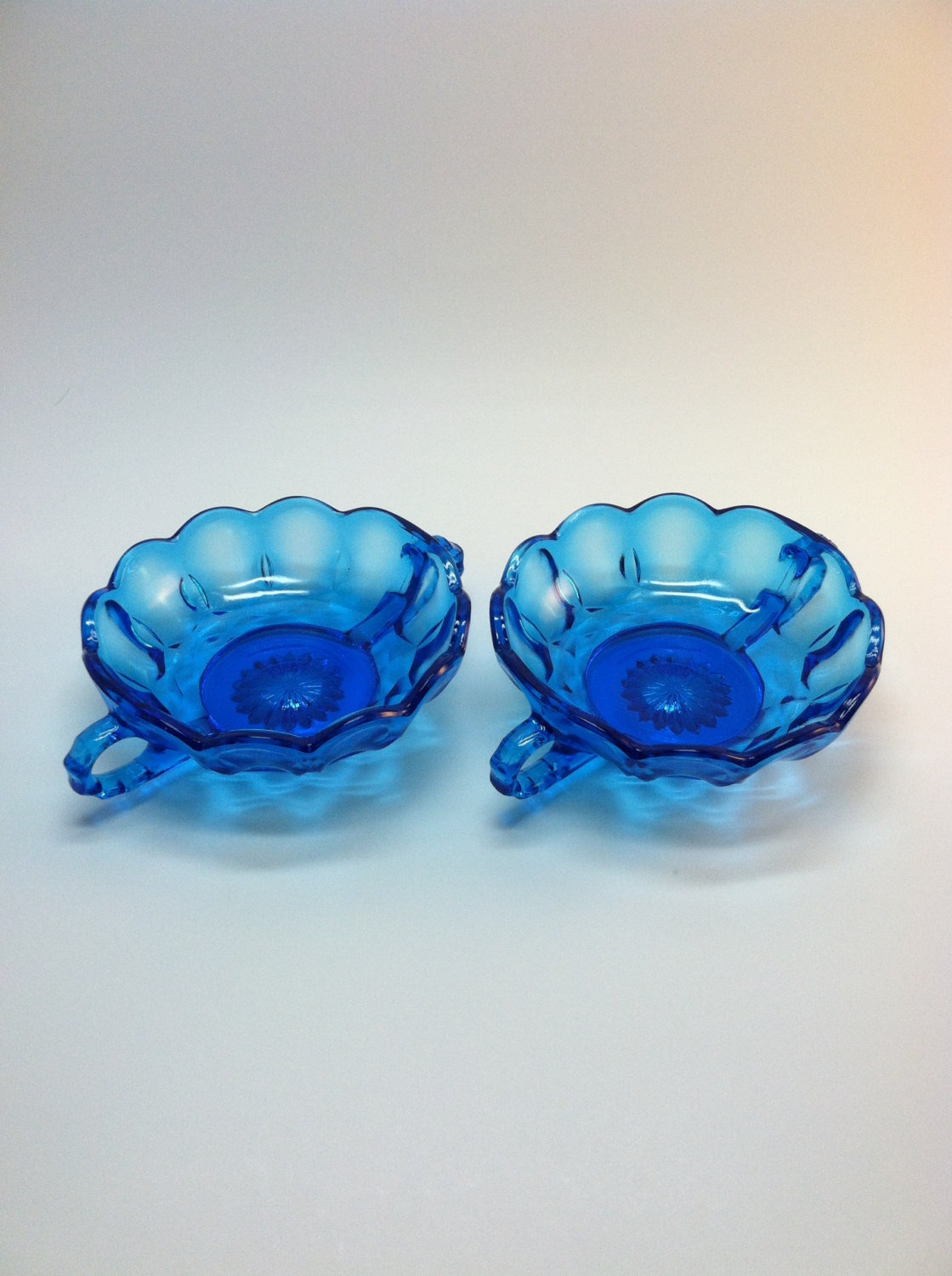 Blue Glass Candy Bowls Haute Juice