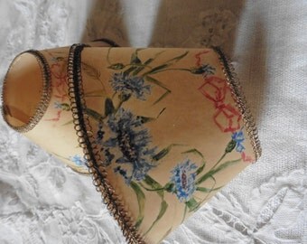 Antique Lampshades , French Vintage , Hand Painted Lampshades, Abat Jour, Home Decor, Shabby and Chic, French Style