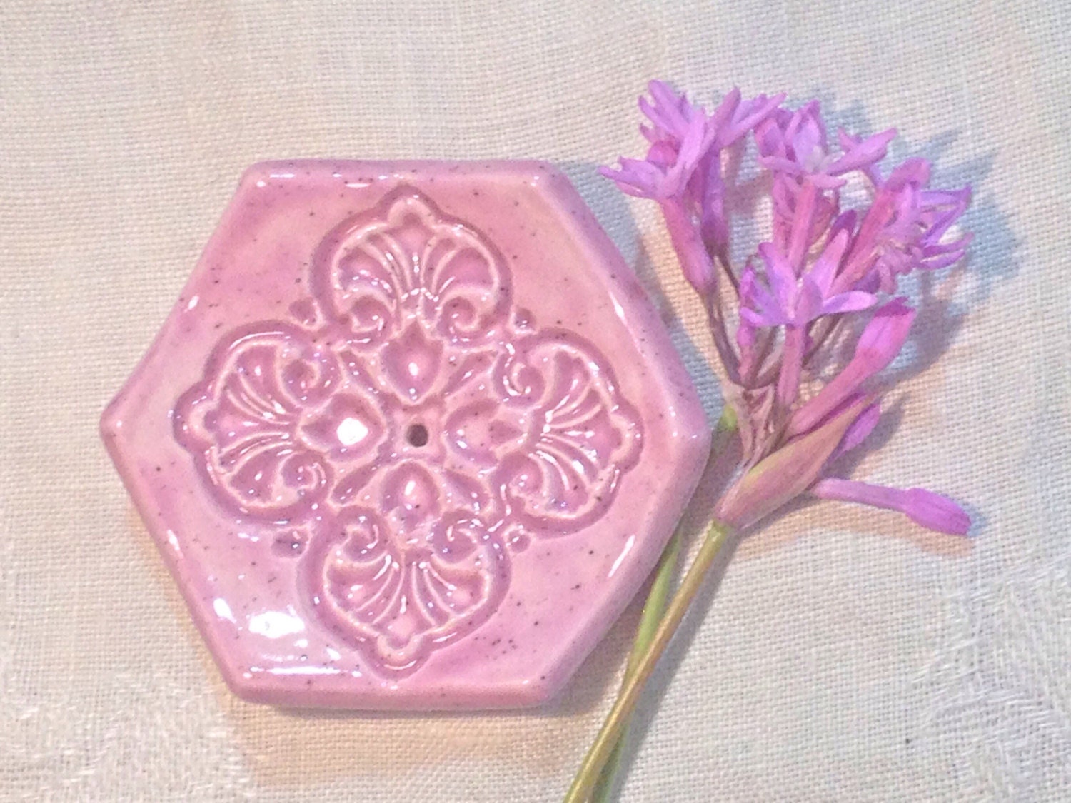 Moroccan Pink Soap Dish pink soap dish small soap dish pink