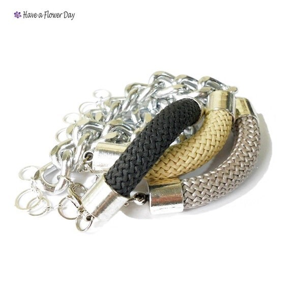 Pulseras Cuerda Paracaídas y Cadena