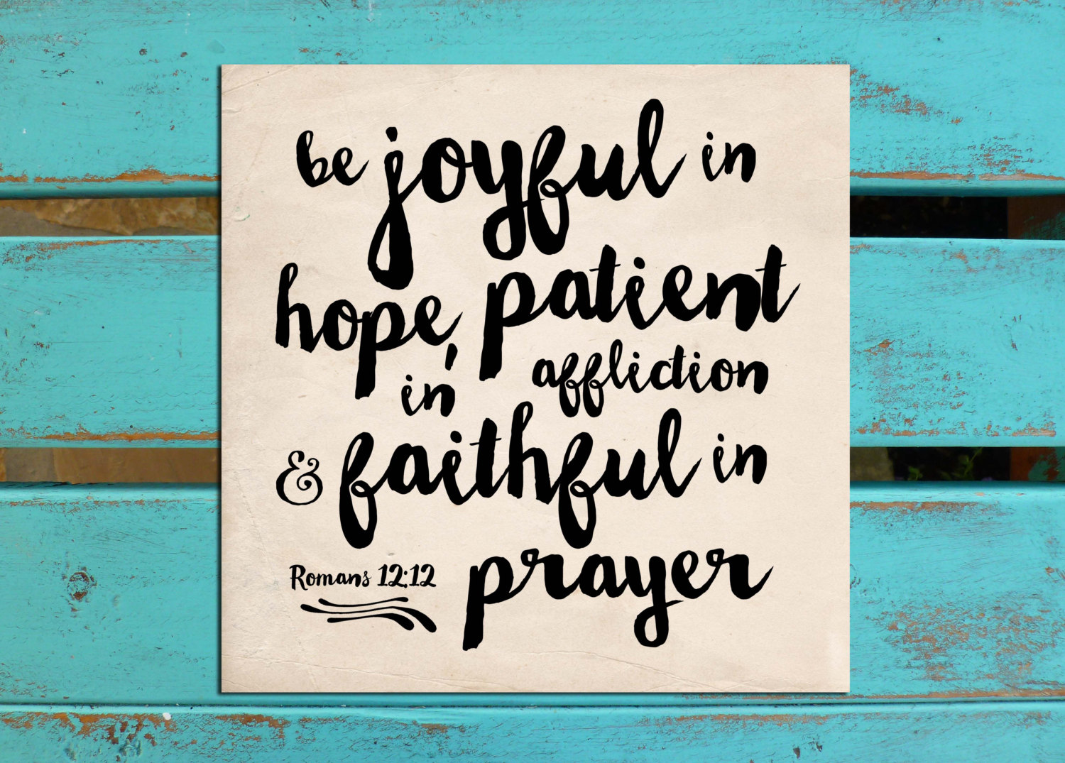 Scripture wall art Joy Bible verse art Inspirational wall