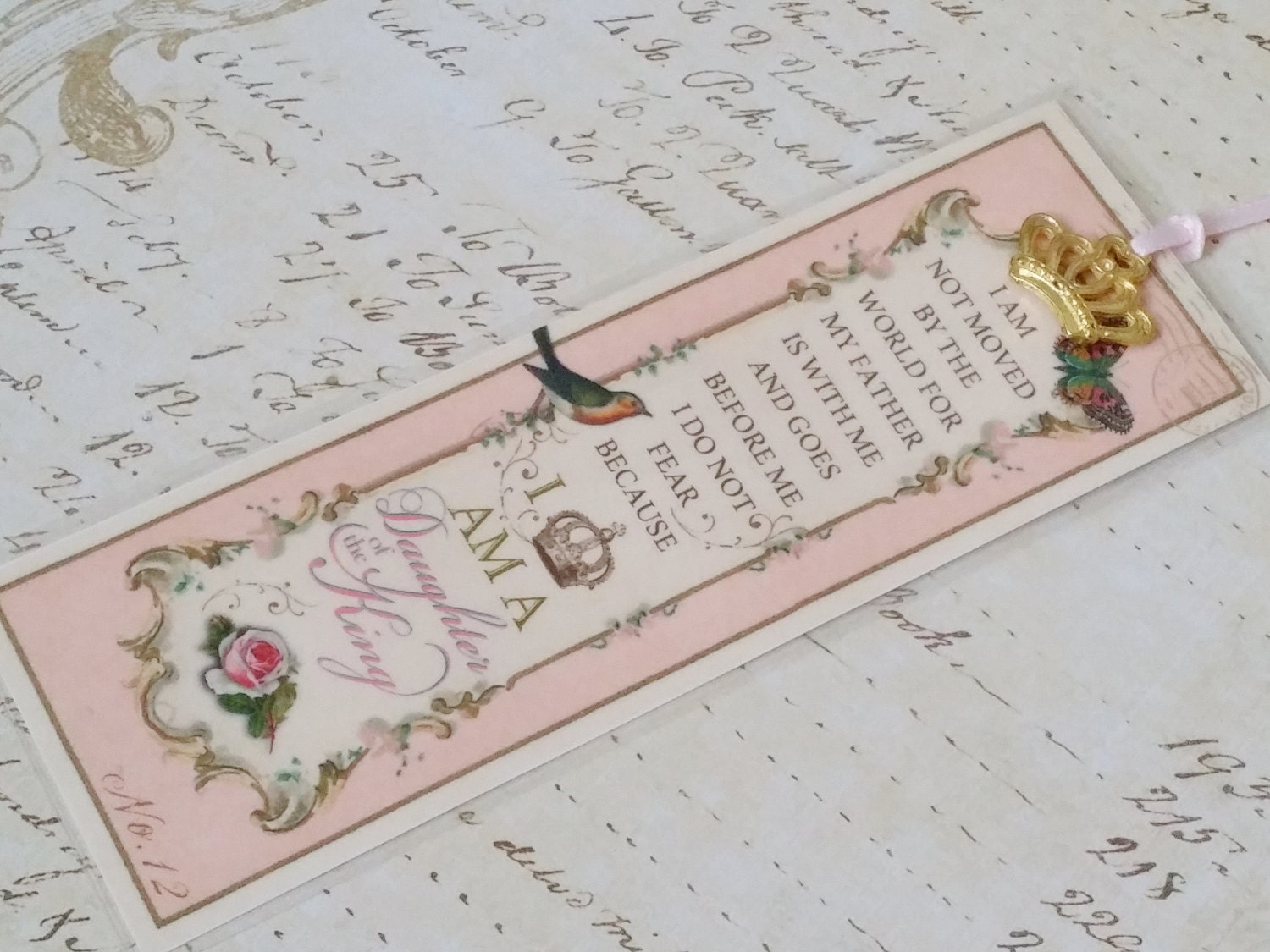 Daughter of the King Bookmark Princess by Strength4theJourney