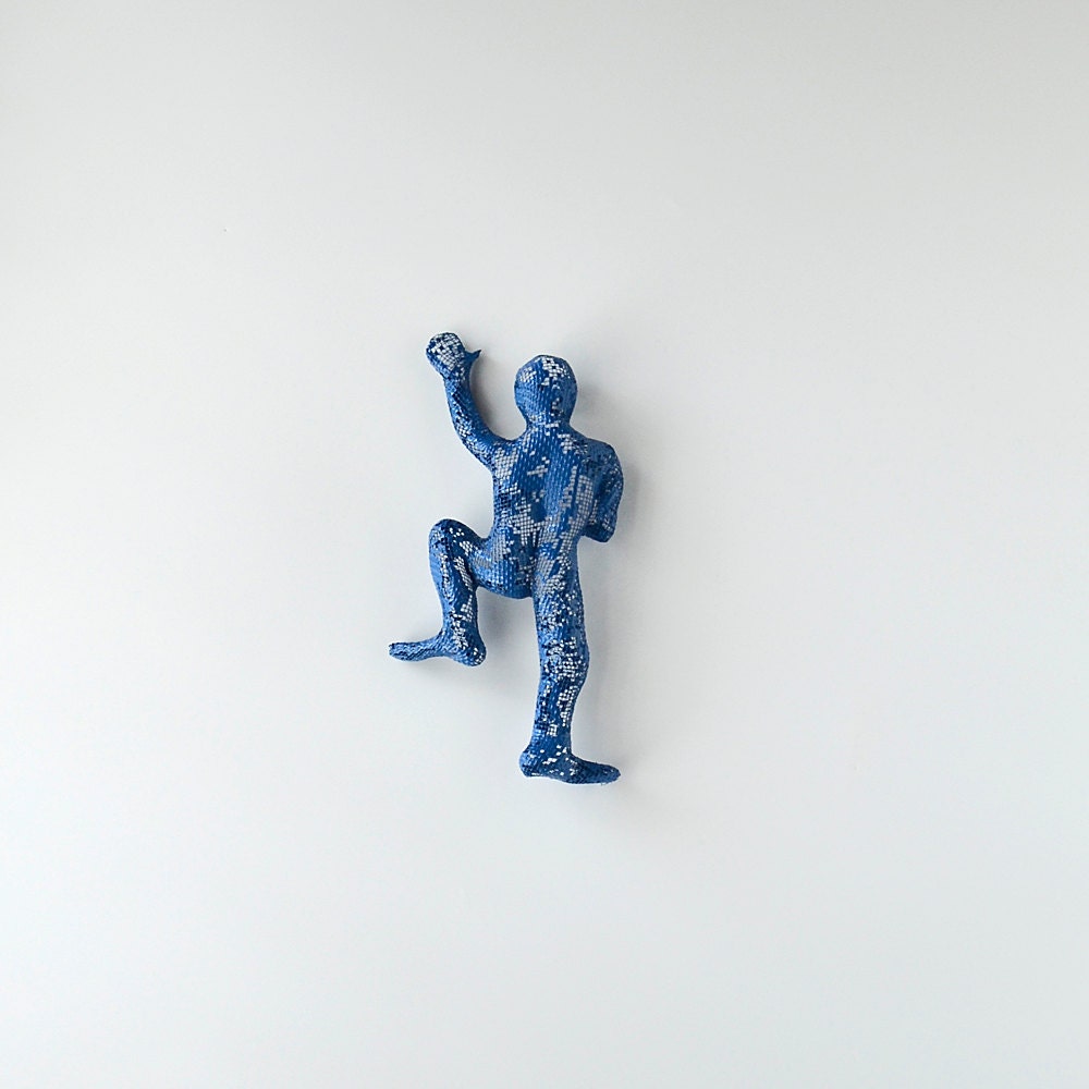 miniature mountain climber figures