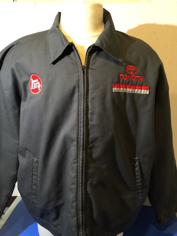 Custom Toyota Dealer shop Mechanics jacket Retro themed