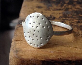 Falling Rain • Sterling Silver Ring • All US Sizes available | Metalwork | Modern Silver Rings | Sterling Rings | minimalist | hippie | boho