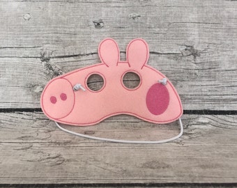 Peppa Pig Inspired Mask