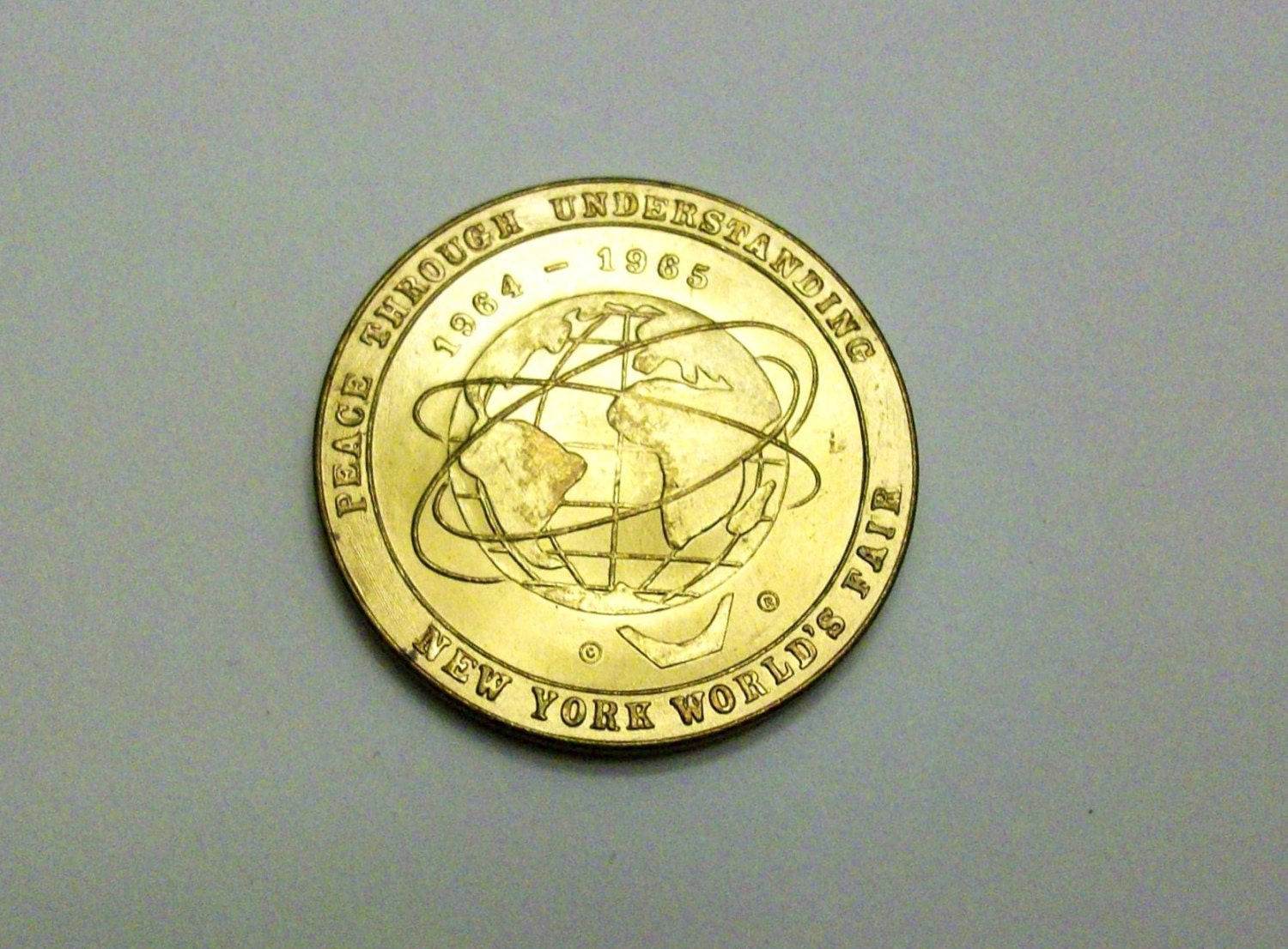 New York World's Fair token medal coin. 19641965. Peace