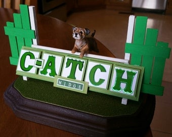 Custom MACH , C-ATCH , PACH Agility Dog Sculpture Using Your Photos