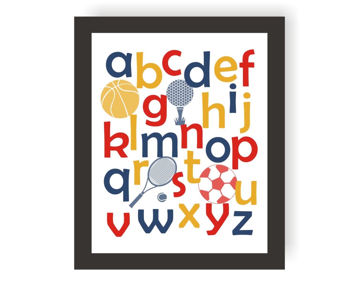 Sports Alphabet Letters Printables