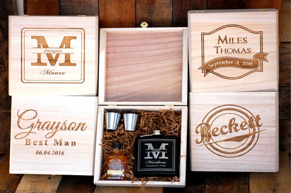 Personalized Wood Box, Engraved Box, Custom Wedding Card Box, Keepsake ...