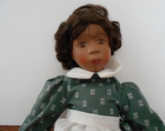 Vintage African American Porcelain Doll