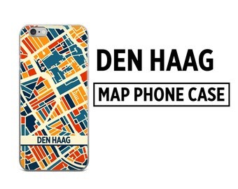 The Hague Map Phone Case - The Hague iPhone Case - iPhone 6 Case - iPhone 5 Case - iPhone 7 Case