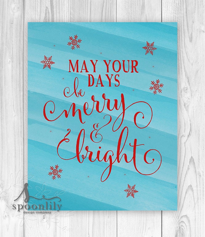 Christmas art print decoration holiday wall art decor poster