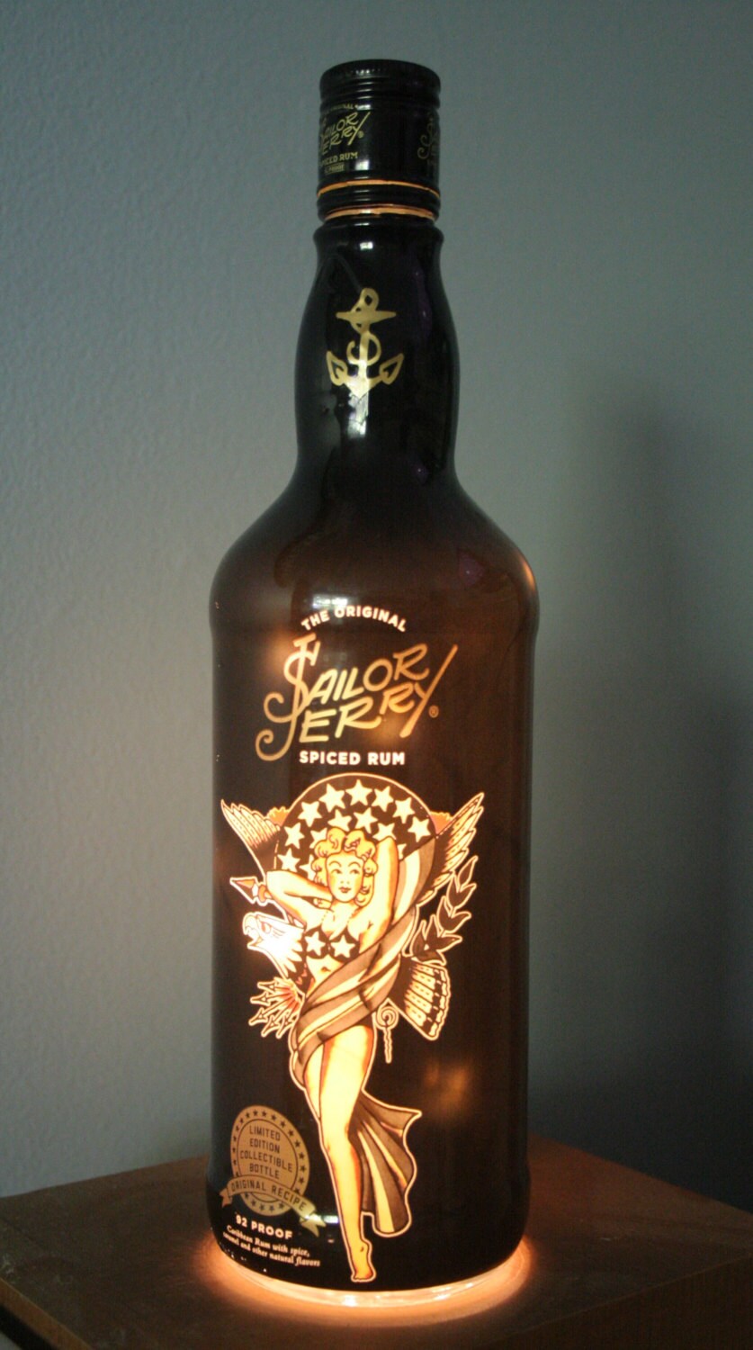 Sailor Jerry Rum Limited Edition Lighted Bottle