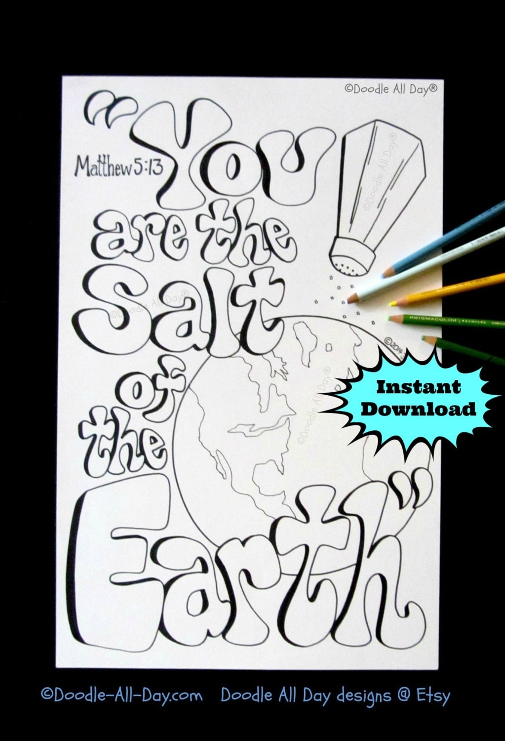 Download Salt of the earth 8.5x11 printable