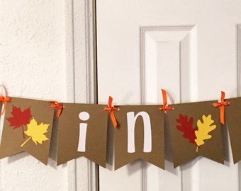 Fall in Love banner, Fall banner, Love banner, Fall themed banner