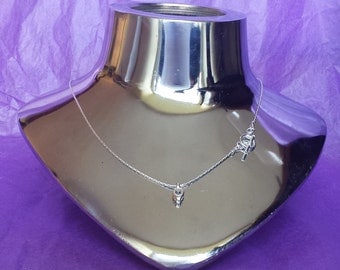 Sterling Silver Interchangeable necklace with toggle clasp