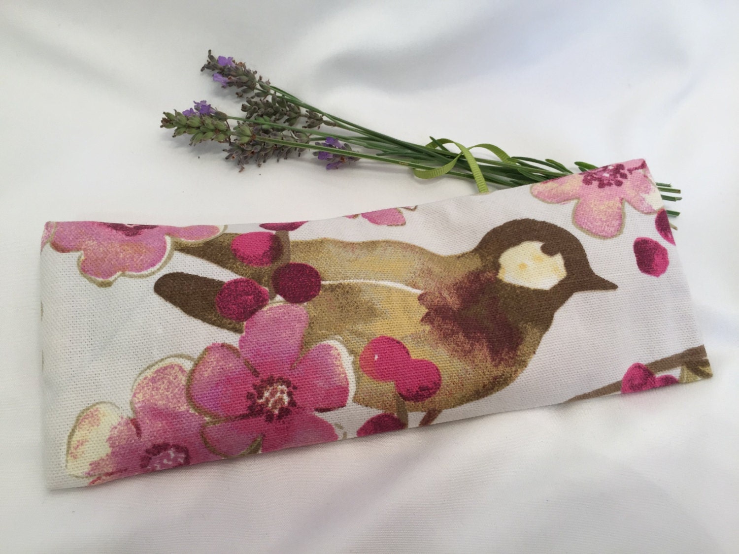 Relaxation Eye Pillow organic lavender heat cold pack put a