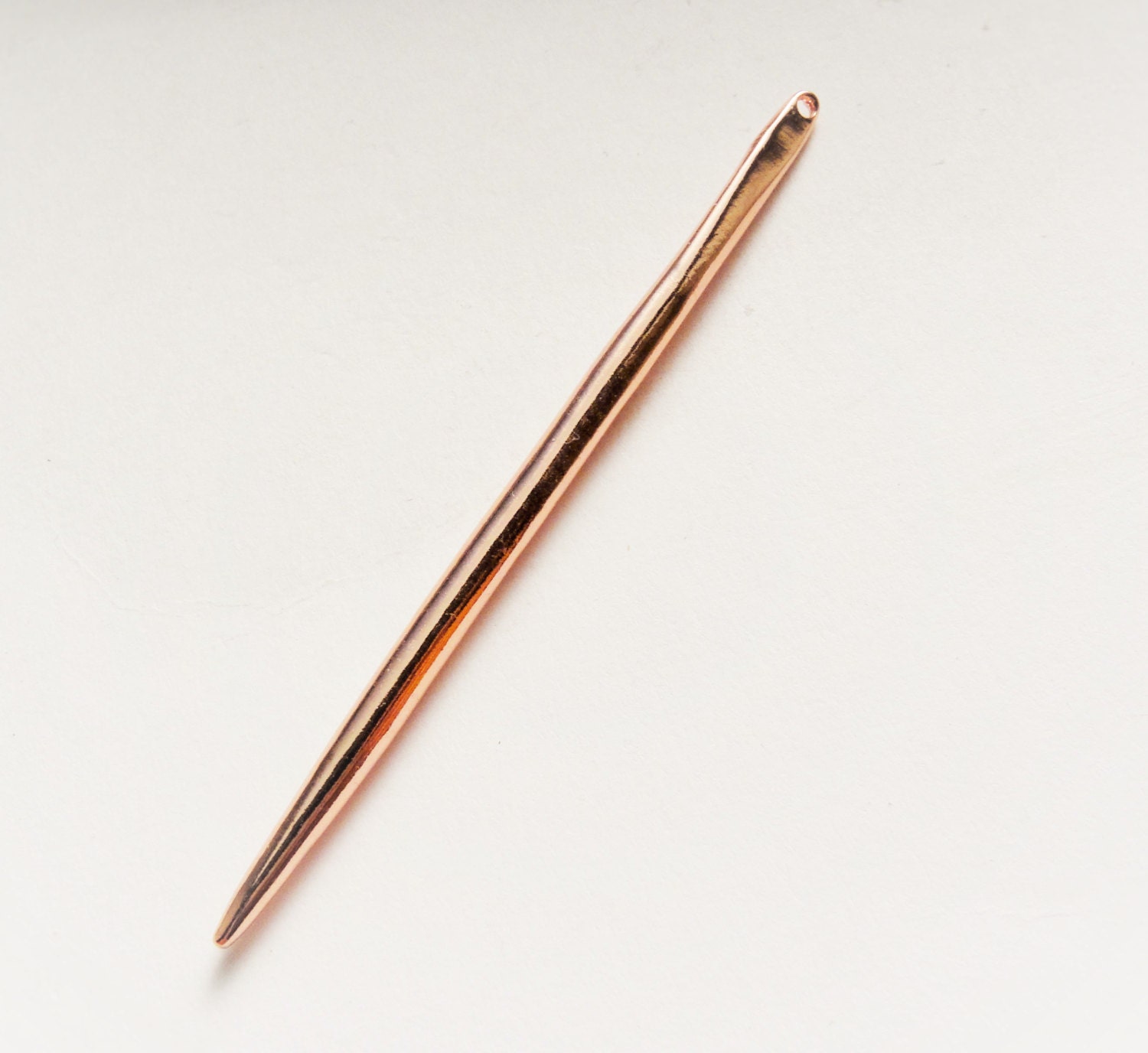 Vermeil 18k ROSE gold over 925 sterling silver extra long