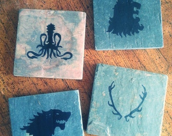 Game of Thrones Coasters - Set of 4