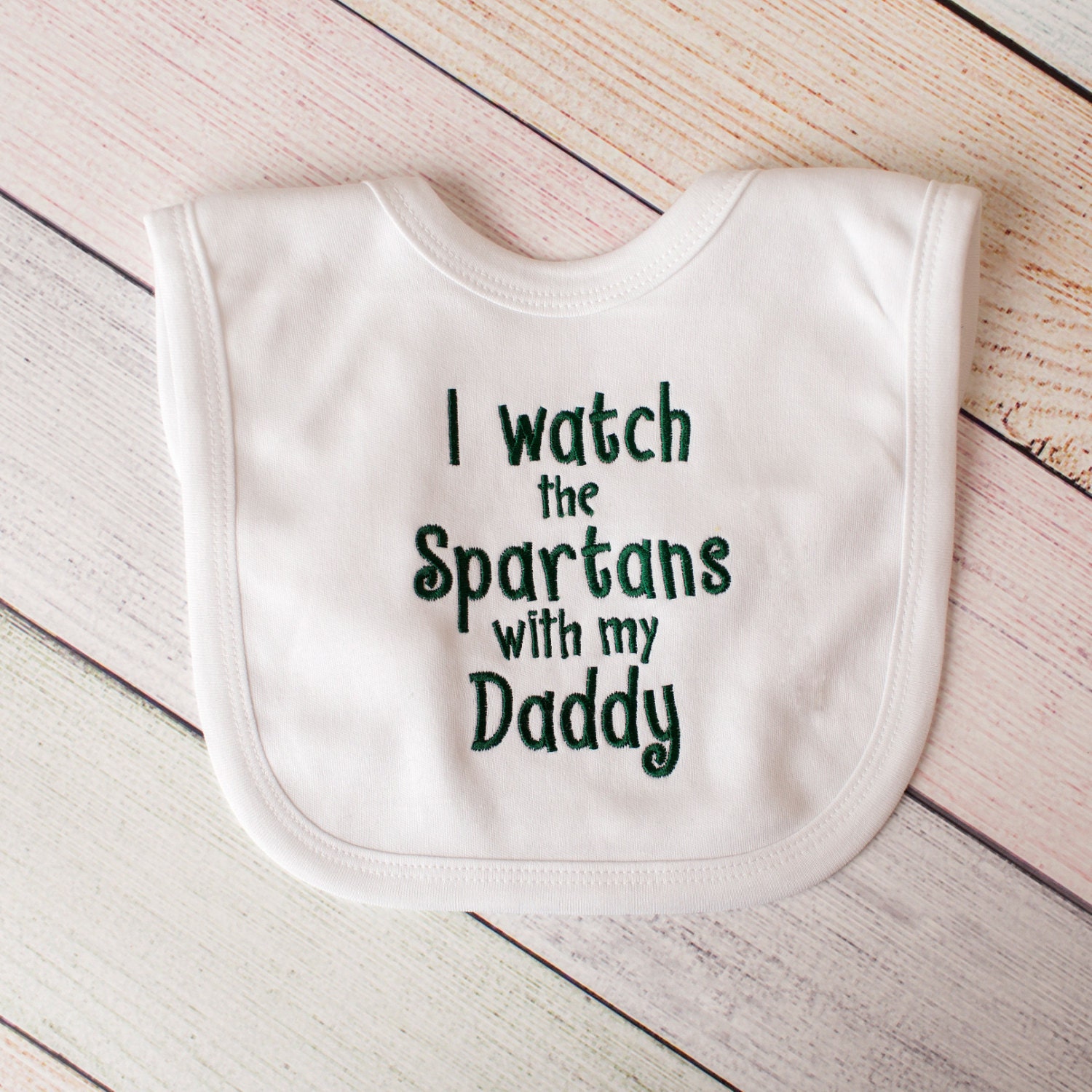 Michigan State University Spartans Football Bib Spartan Baby
