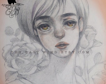 Digital Stamp- 'Boys over flower'- 300dpi JPEG/ PNG- MAC0318
