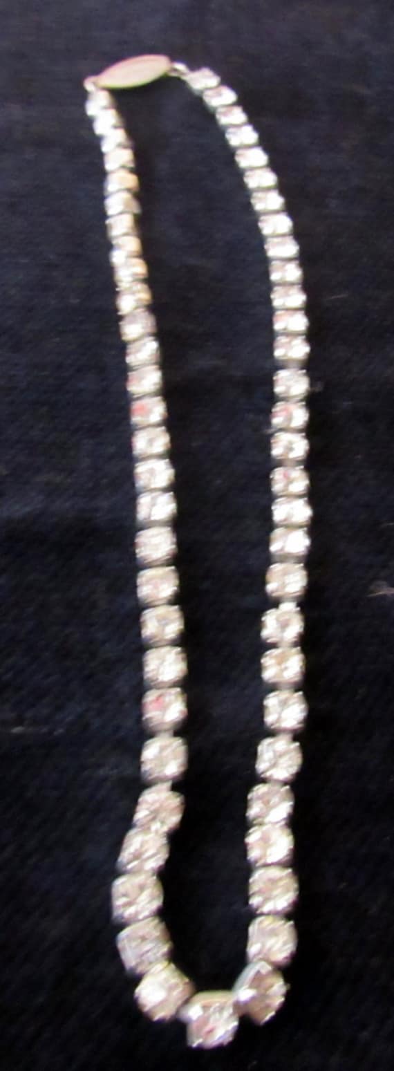 Rhinestone choker Czechoslovakia