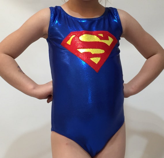 Superman Gymnastics Leotard Made To Order