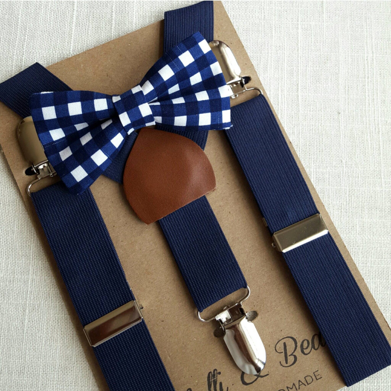 FREE U.S SHIPPING...Newborn Bow Tie and Suspenders Toddler
