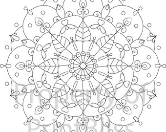 10 Flower Mandala Printable Coloring Pages for Relaxation and Creativity