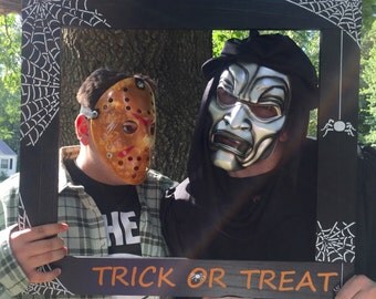 Photo Booth Frame/Halloween Photo Booth Prop/Photobooth Prop/Halloween Wedding/Halloween Party/Photobooth Frame Prop
