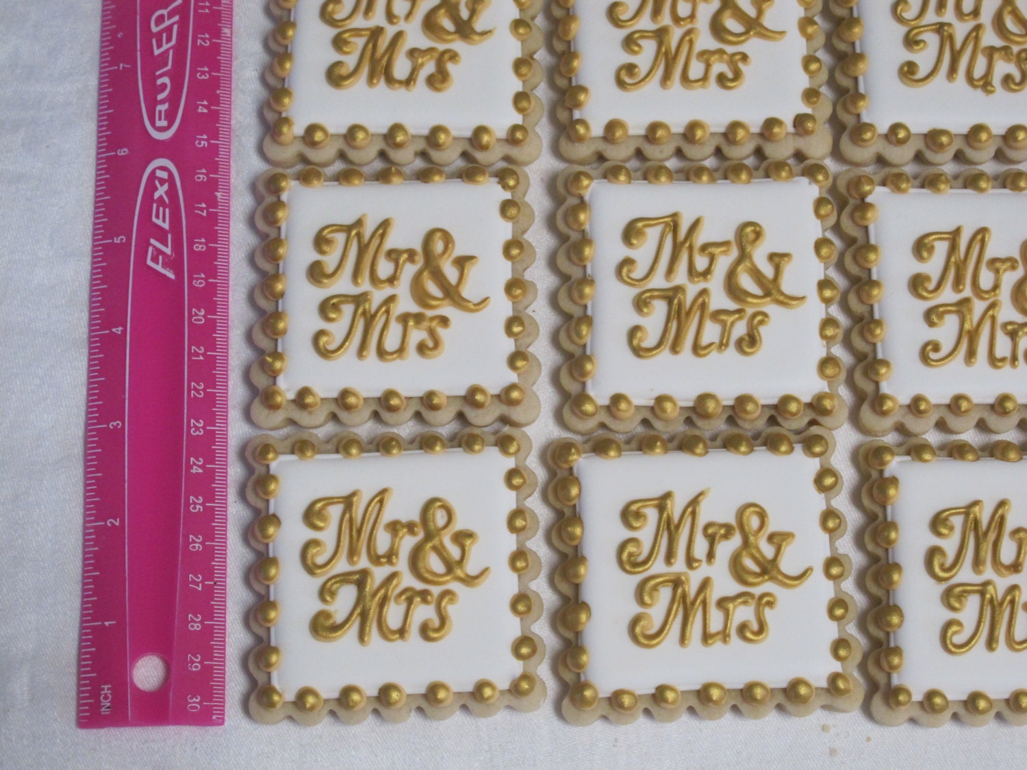 Mr And Mrs Wedding Cookies Bridal Shower Cookie Favors