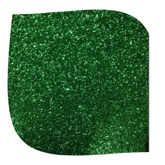 Green Glitter Fabric