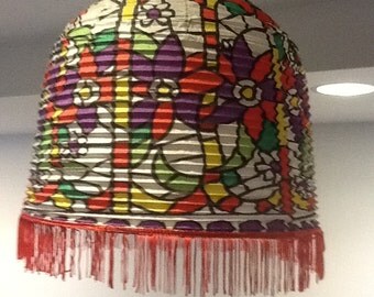 paper lantern 1960's hong kong new old stock Model HH