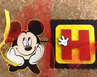 Mickey Mouse Happy Birthday Banner