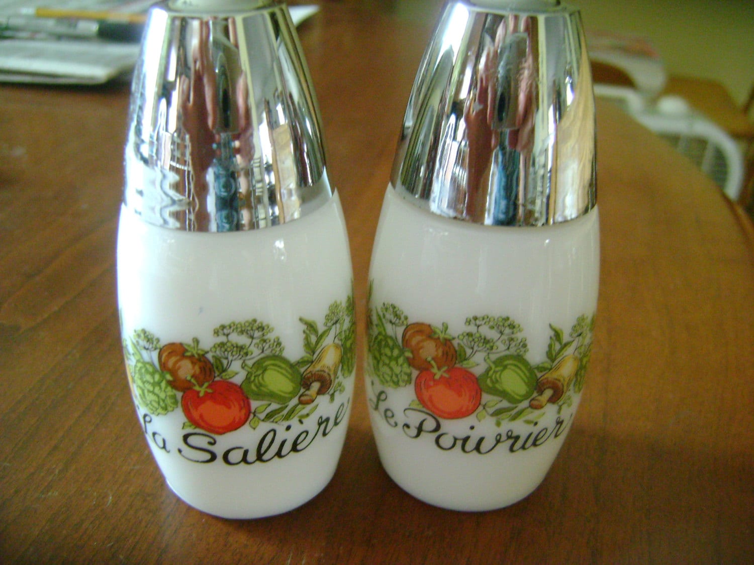 Vintage Corning Salt and Pepper Shakers Retro Awesome