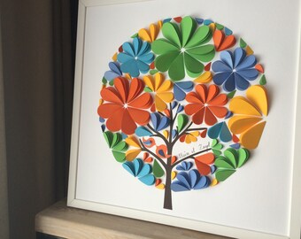 Hochzeit Gästebuch- exklusive Hochzeit Gästebücher – 3d Herz Hochzeit-Gästebücher bei MIO GALLERY