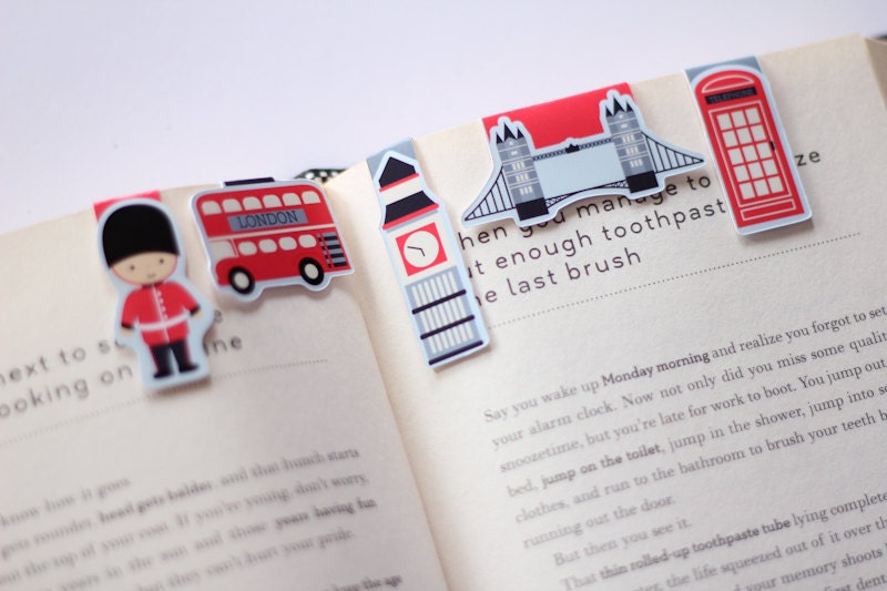 London Mini Bookmarks